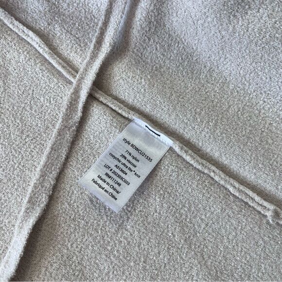 Nwt barefoot dreams cozychic‎ ultra lite shawl vest sand dune women’s plus sz 2x - Picture 6 of 7